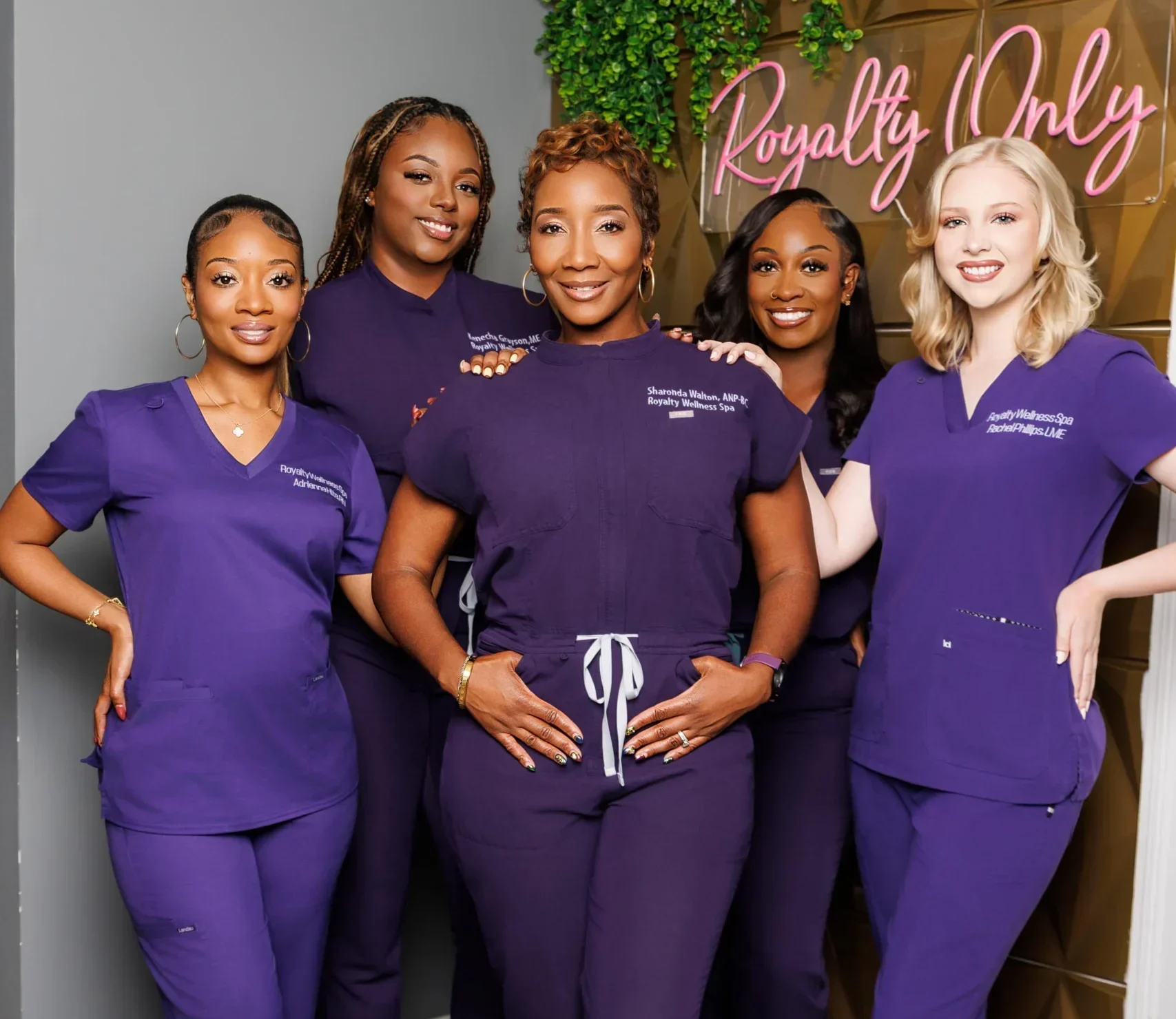 The team at Royalty Wellness Spa